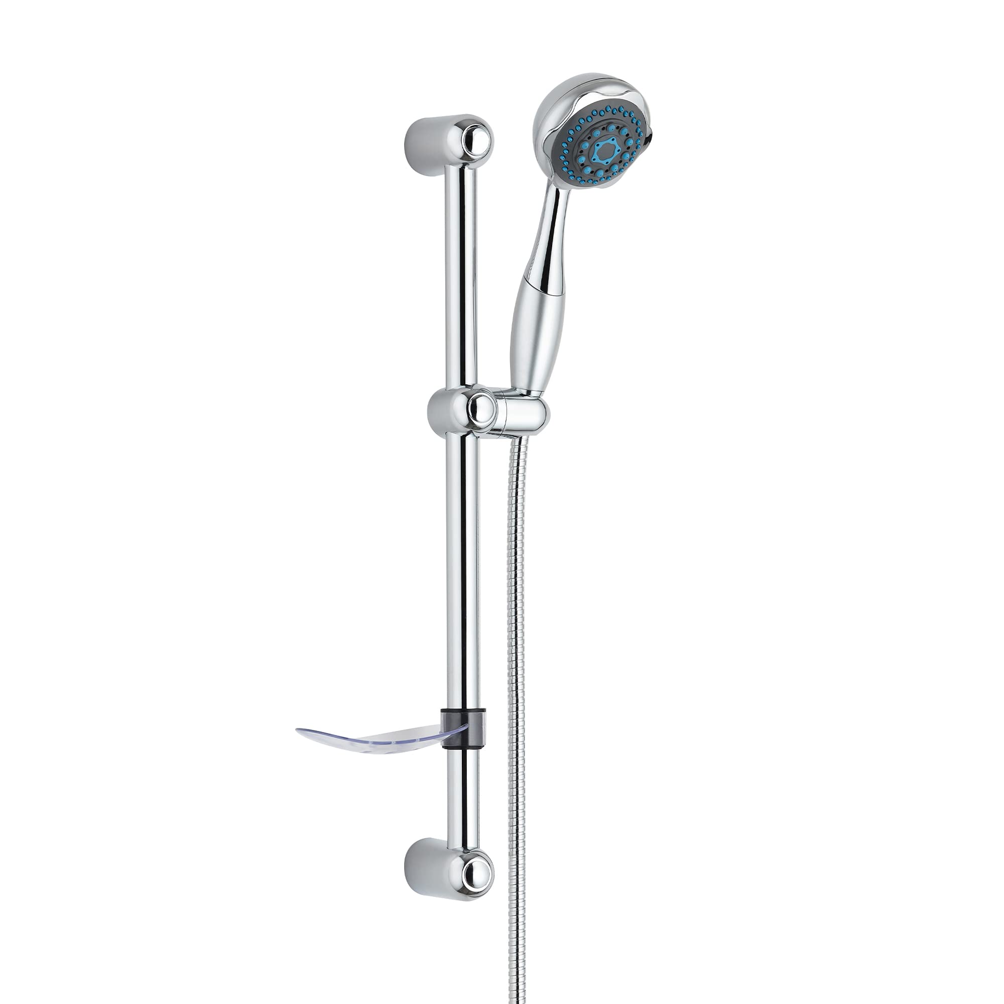 Blue Canyon Hugo Shower Kit for Bath, Stainless Steel Shower Kits & Riser Rails, High-Pressure Water Flow, Customised Bathing with 5 Mode Shower Spray, Adjustable Shower Handset, Easy to Install