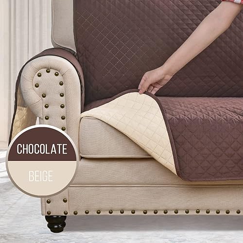Miniatura 3 de ASHLEYRIVER - Funda reversible para sillón reclinable, de protección para perros