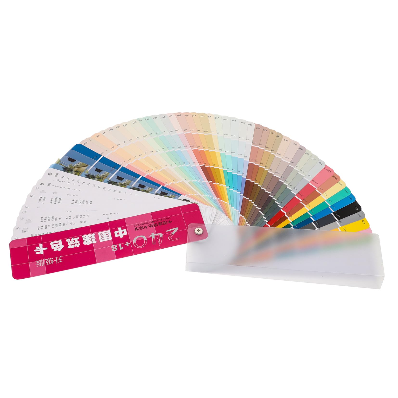Nuancier Papier Plastique 258 Couleurs Cartes de Couleur Contraste Peinture Architecturale