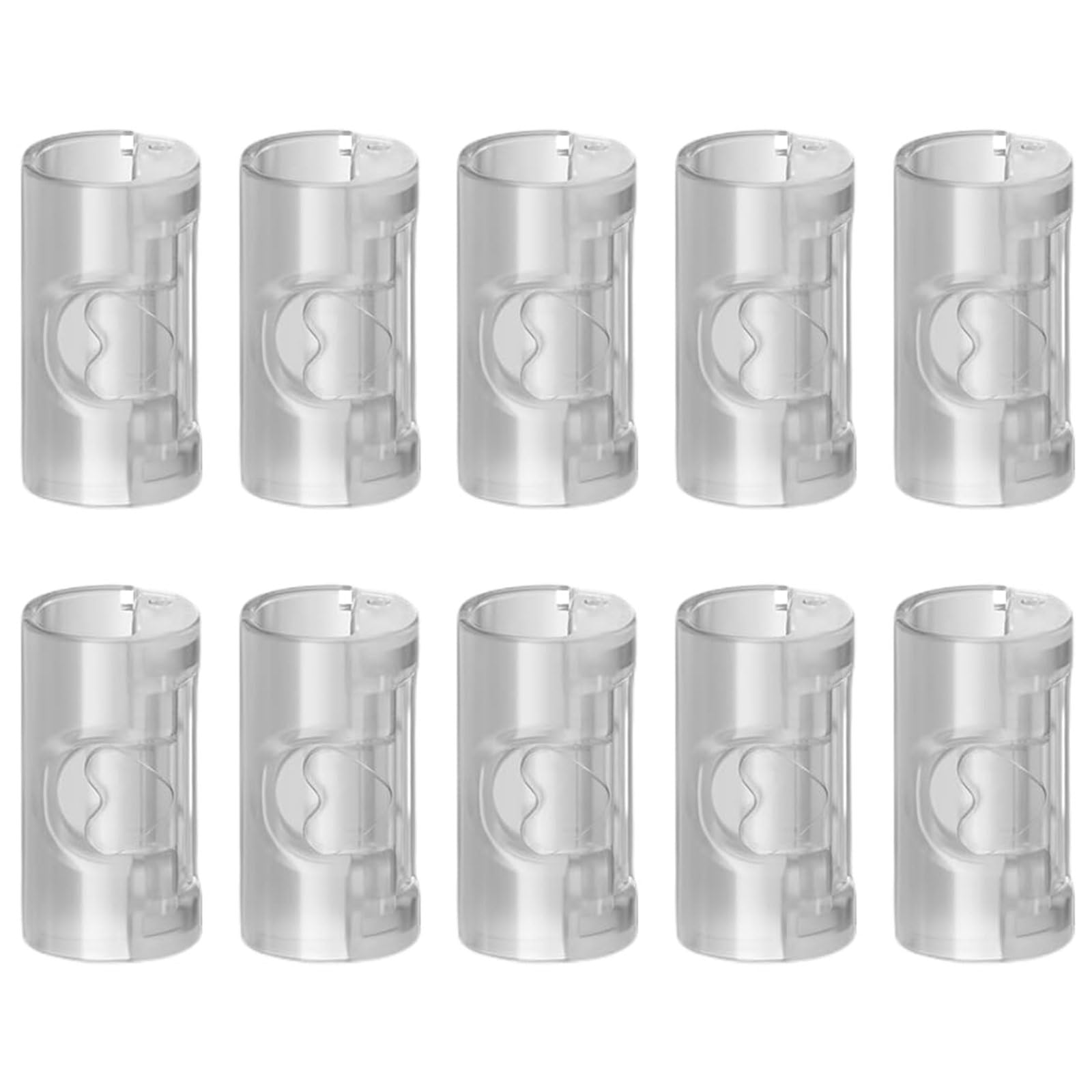 Bed Sheet Clips,10PCS Cylindrical Non-slip Plastic Bed Sheet Grippers, No Needle Sheets Holders Mattress Grippers Fasteners for Fixing Sheets, Clothes, Food Bags (Transparent)