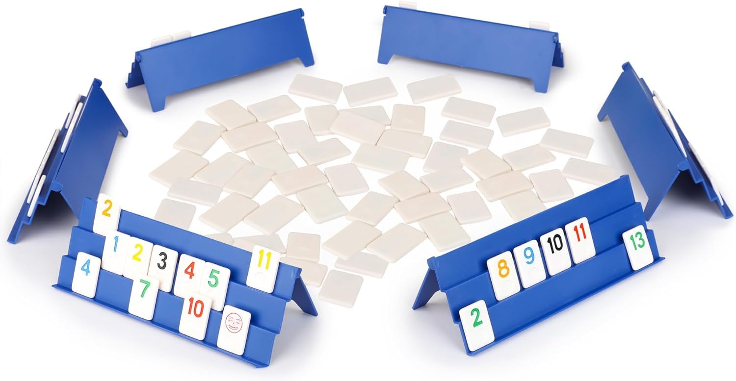 Point Games Zestaw Rummy Cube Dla 6 Graczy – Klasyczna Gra Rodzinna, Wiek 8+