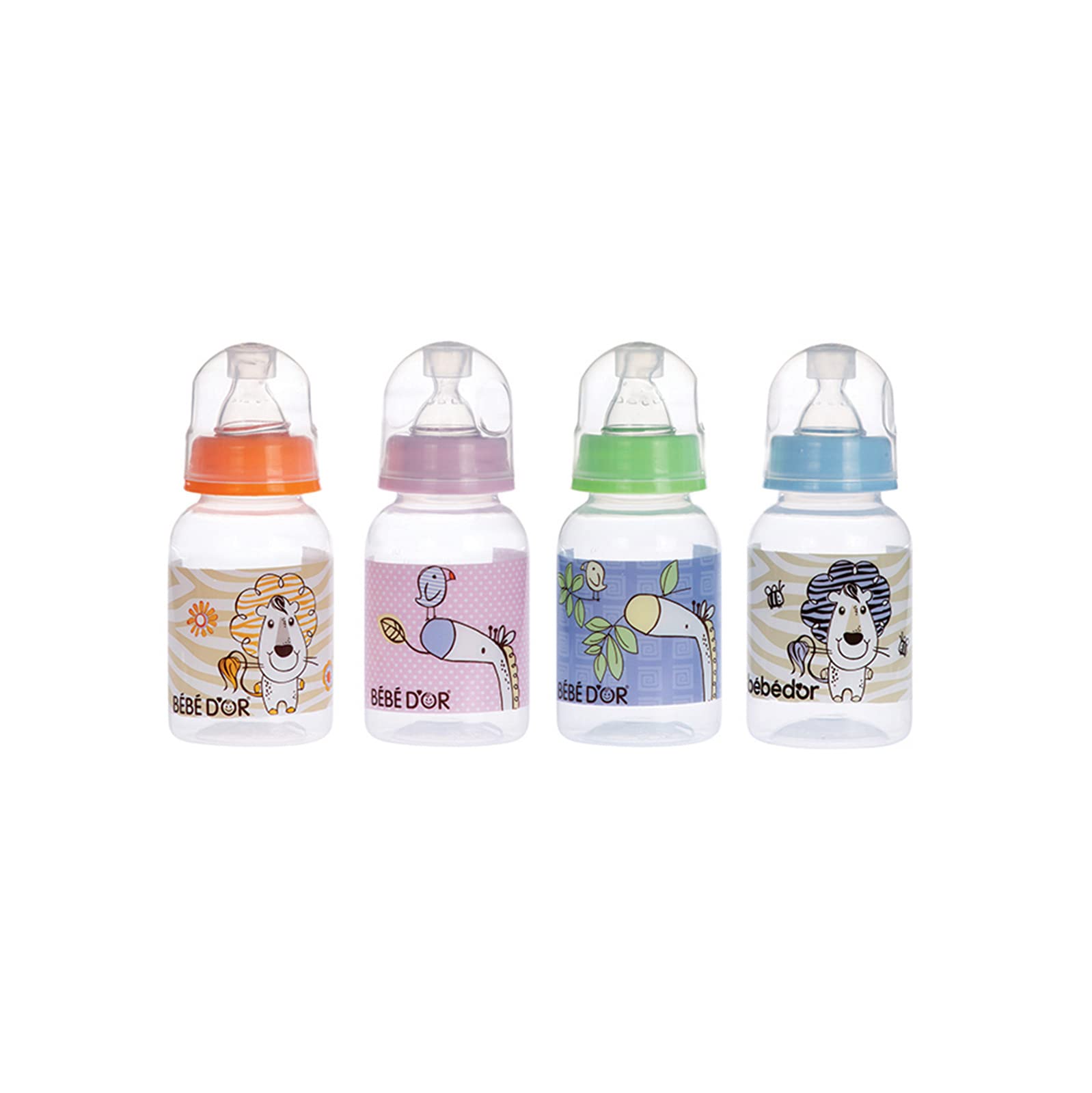 Bebedor 23302 Desenli PP Biberon 125 ml., Pembe