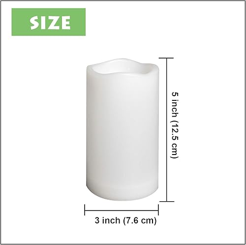 Miniatura 2 de Juego de velas LED eléctricas que cambian de color al aire libre, sin llama, a prueba de agua, funciona con pilas, para regalo, hogar, fiesta, boda,