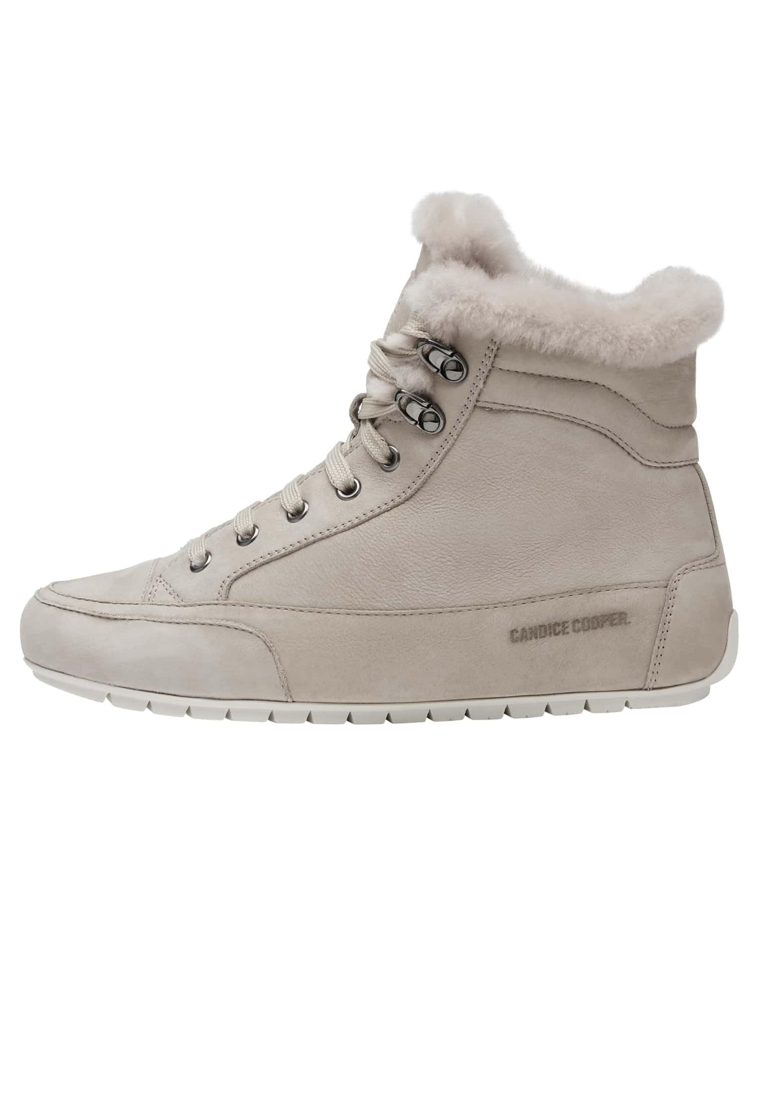 Candice Cooper Women's Vancouver Fur Oxford Flat, Nut Grey, 1.5 UK