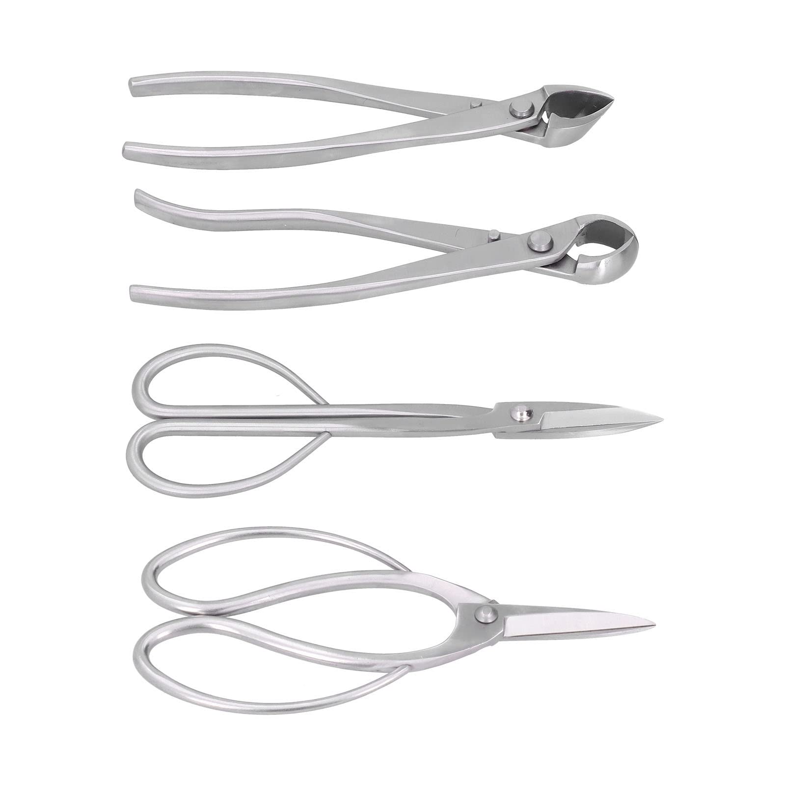 Ejoyous Juego de Herramientas para Bonsái Kit de Herramientas de Jardinería de Acero Inoxidable con Cortador de Perillas y Tijeras de Podar Largo de 210 Mm Cortes Limpios Bolsa de Almacenamiento de