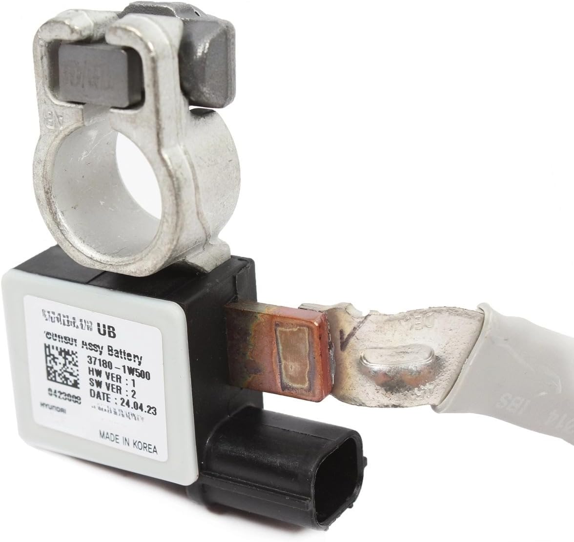 Genuine OEM 37180-1W500 Battery Negative Cable 60Ah / 371801W500 Compatible with Kia Rio 2012~2015