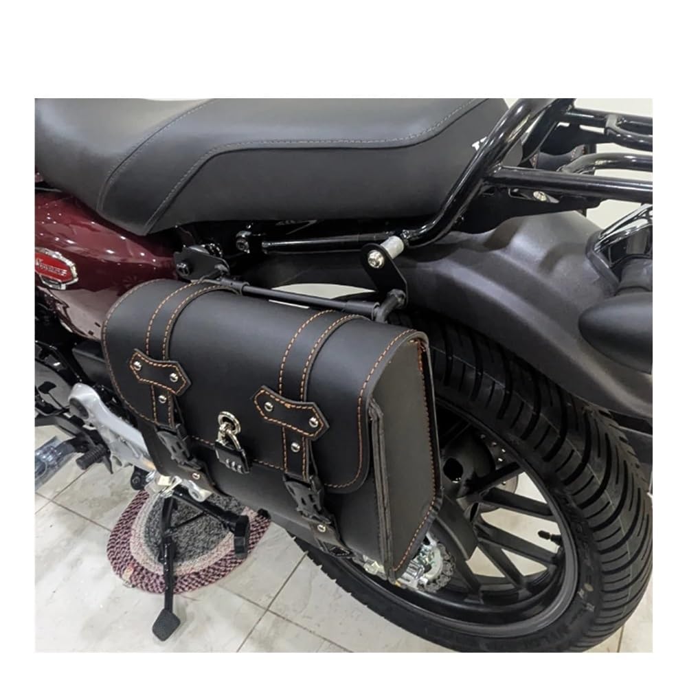 per CB350 per Hness per GB350 2021-2024 Supporto per Borsa da Baule Laterale Sella per Moto Staffa di per(Right Side)