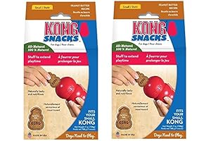Kong Premium Treat for Your Doggo: Mini Liver Snaps Peanut Butter