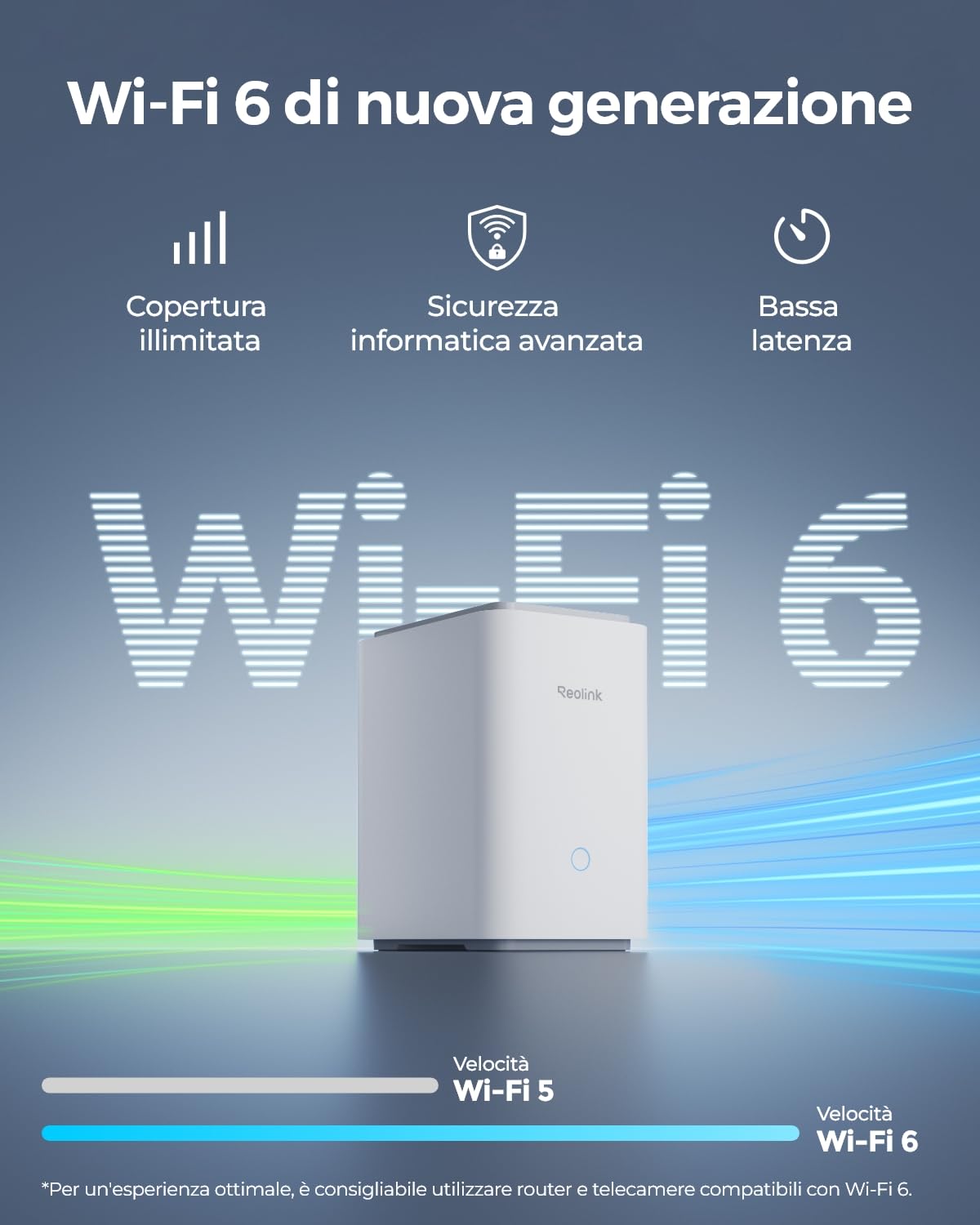 Reolink Home Hub Pro, Controllo Centralizzato Fino a 24 Telecamere, Spazio di Archiviazione HDD Fino a 16TB, Crittografia AES-128, Streaming 8K, Wi-Fi 6 e Sirena da 120 dB.