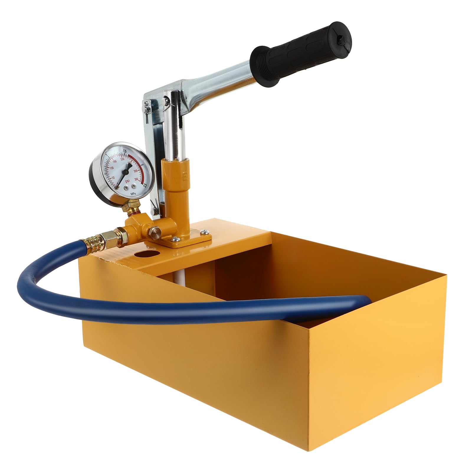 ULTECHNOVO Bomba De Prueba De Presión Manual Para Agua Y Aceite Hidráulico Con Manómetro Grande 11.61X7.08X3.93In Herramienta De Prueba Para Tuberías Válvulas E Industria