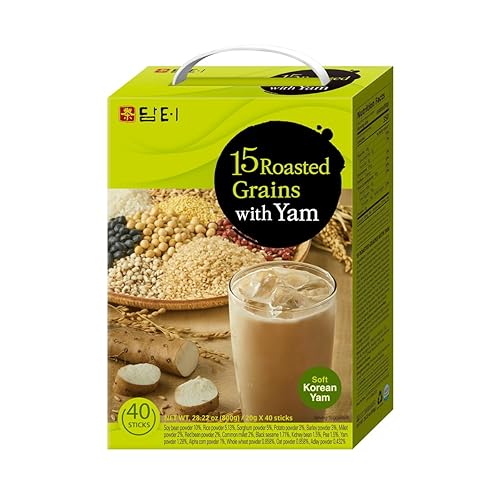 Damtuh Coreano 15 Multi Grano Mezclado Polvo Reemplazo de Comida Batido de Desayuno Comida Simple Misugaru 071oz x 40 palitos Damtuh Coreano 15 Multi Grano Mezclado Polvo Reemplazo de Comida Batido de Desayuno Comida Simple Misugaru 071oz x 40 palitos