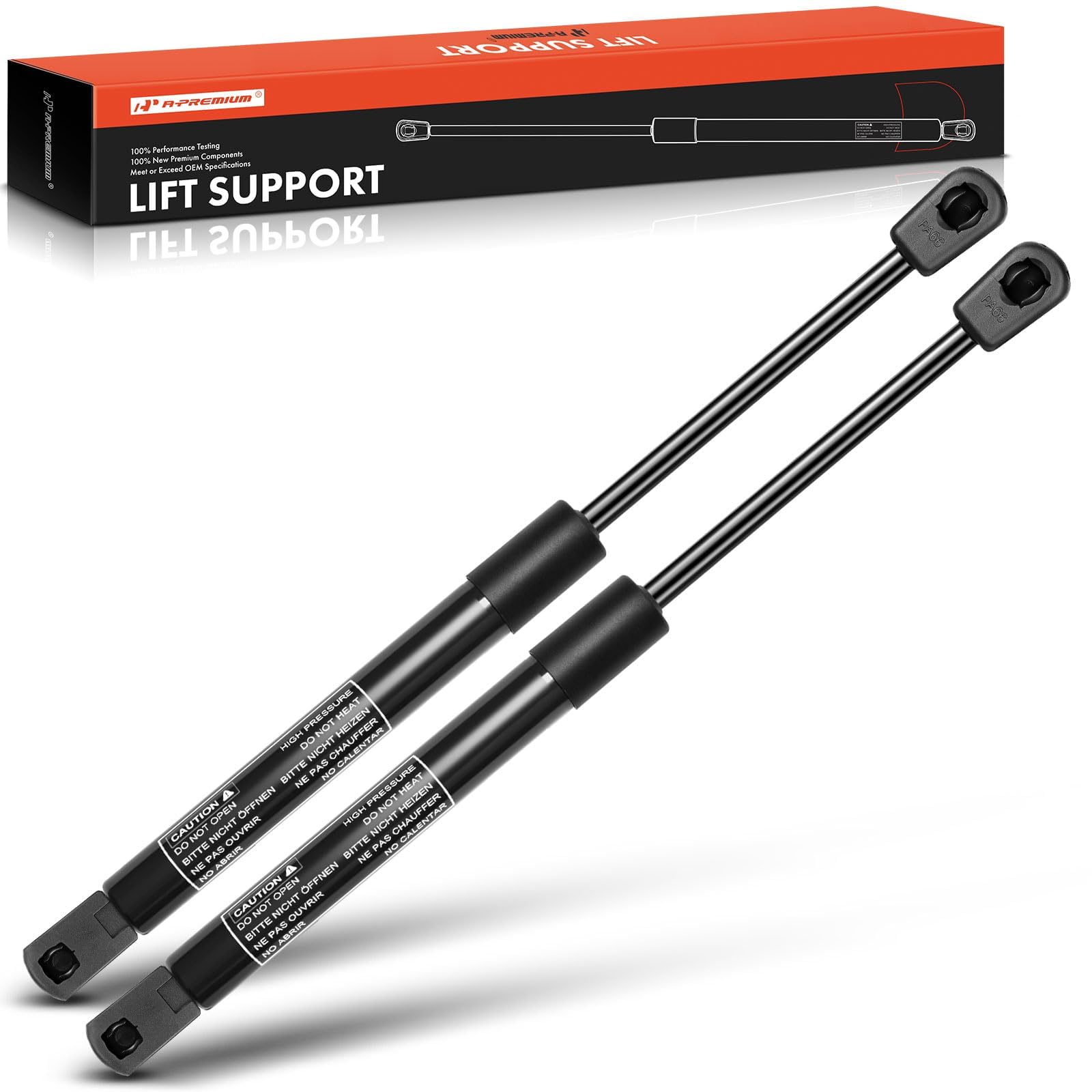A-Premium Hood Lift Supports Shock Struts Replacement for Lincoln Navigator 2003-2006