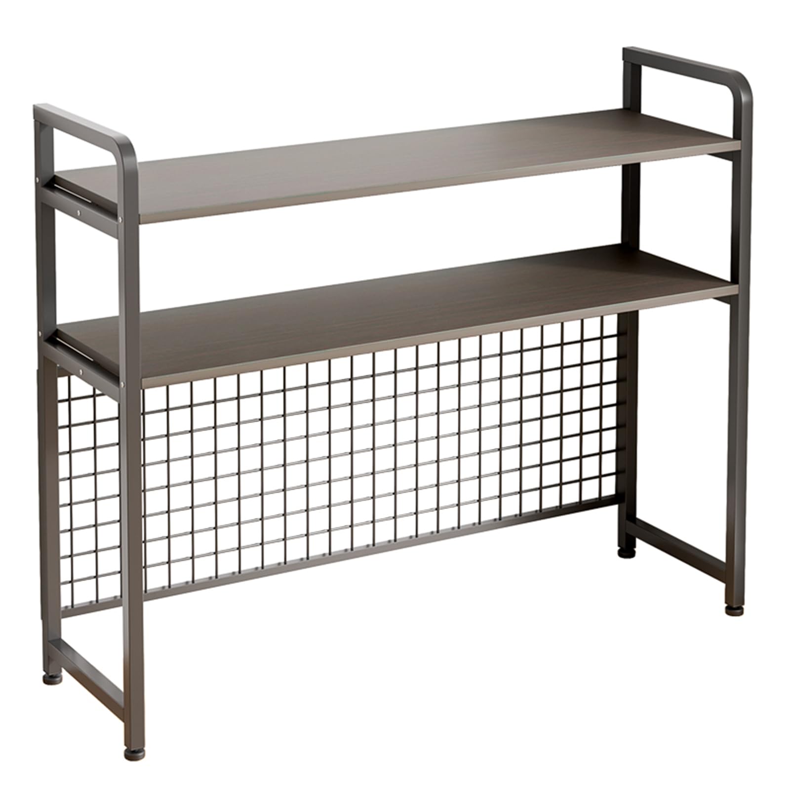 Scaffale da scrivania a 2 ripiani per dormitorio e scrivania, per organizzare libri e accessori, organizer salvaspazio per libri