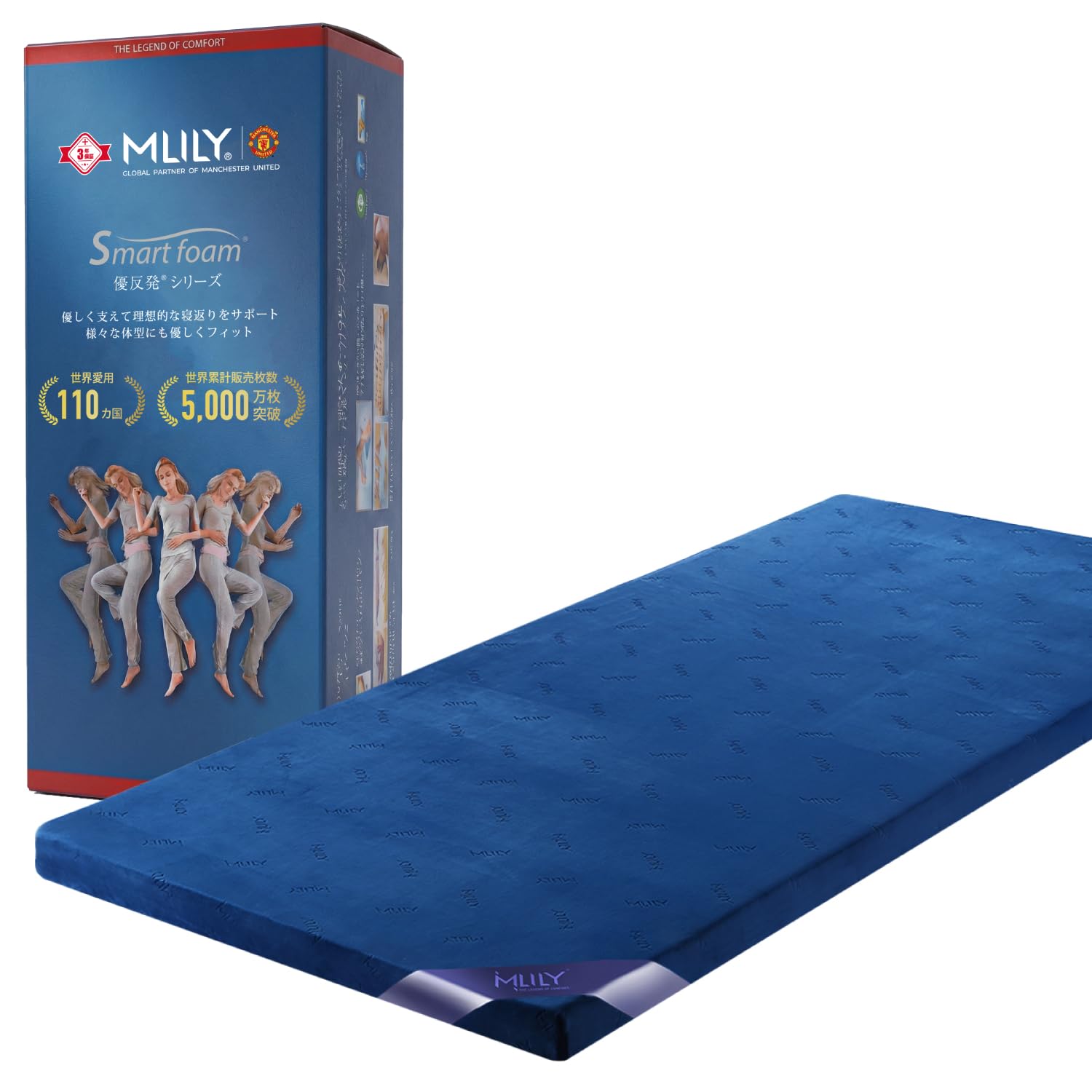 【未使用】エムリリー 優反発 トッパー マットレス 5cm ダブルサイズ Amazon｜エムリリー 優反発 マットレス ダブル 高反発 トッパー 厚さ