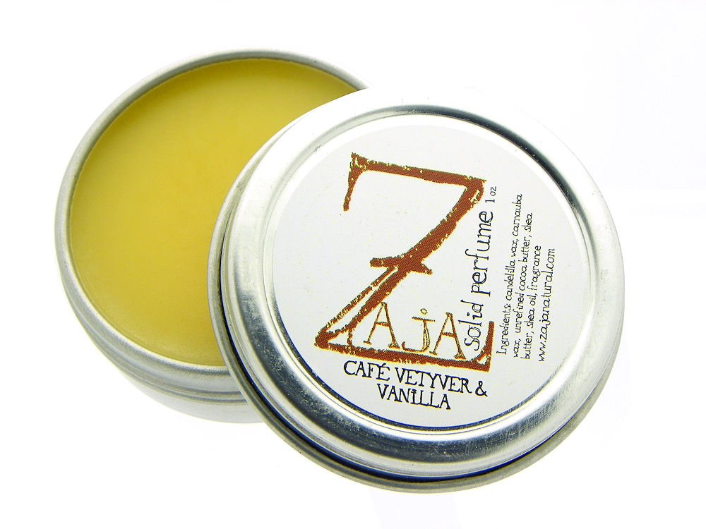 Cafe Vetyver and Vanilla Solid Perfume by ZAJA Natural - 1 oz-image-38