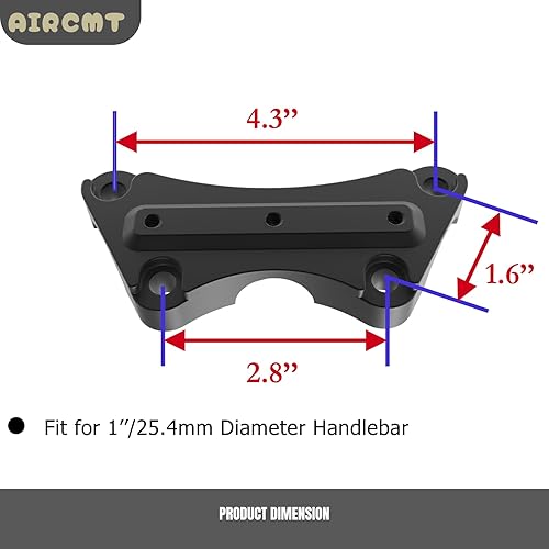Miniatura 3 de Abrazaderas antideslizantes de 1 pulgada y 0.984 in para Harley Touring Electra Glide/Street Glide/Road Glide/Road Glide/Road King/Ultra Limited