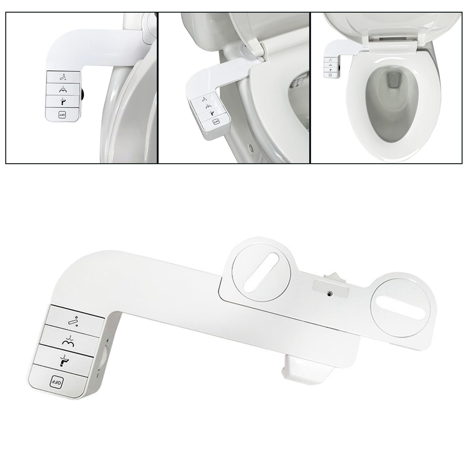 Pulitore per bidet con controllo della temperatura facile per un'esperienza di igiene quotidiana in bagno, design regolabile e facile da usare