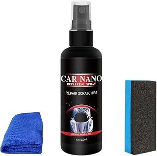 Keramisk bilbeläggningsspray, bil-reper-reparation-nano-spray | Snabbt och | effektivt billäggningsmedel, anti- keramisk beläggning, bilrengöringsspray för båtar, husbilar, bilset