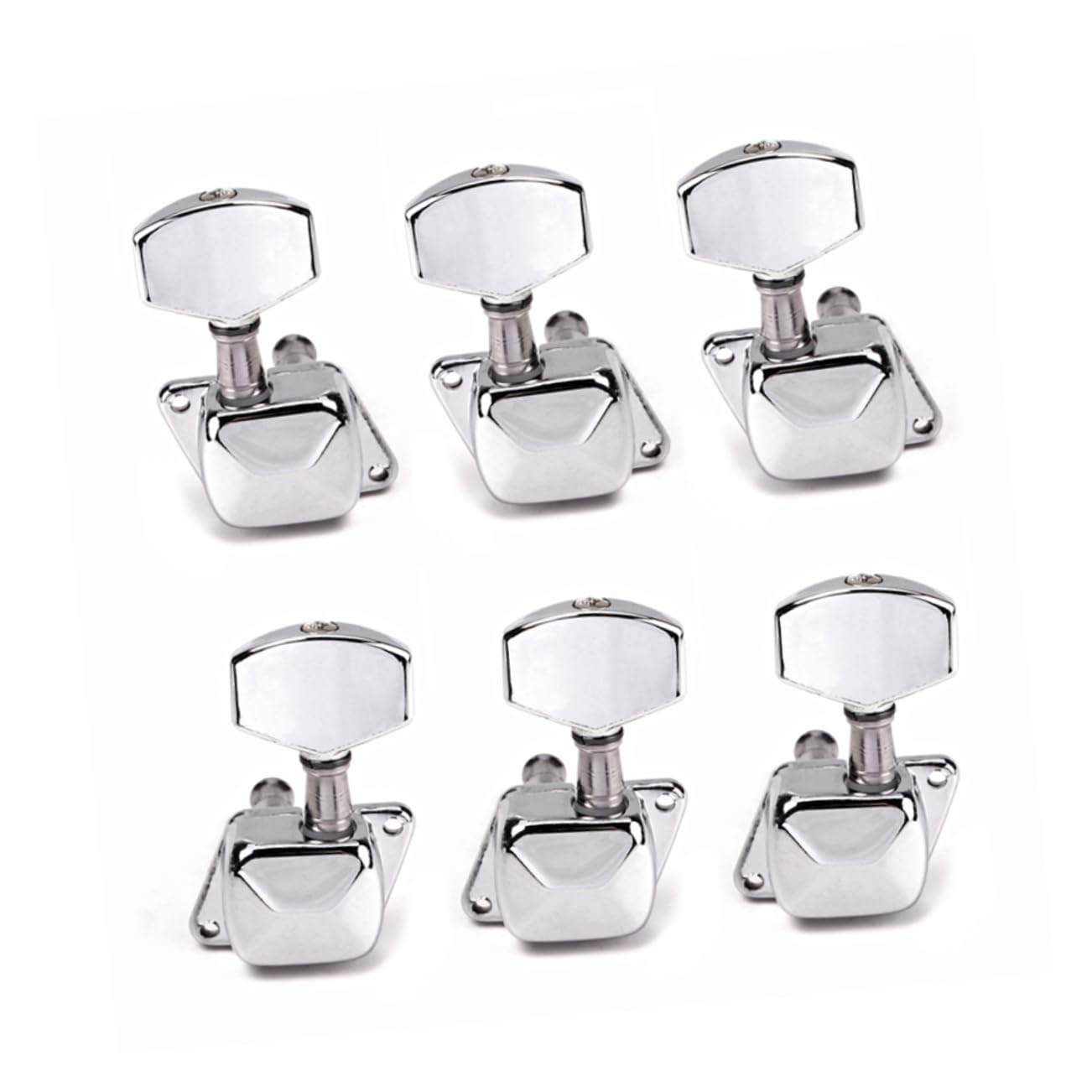 BESTonZON Banjo Machine Head Tuning Pegs 6pcs 3l3r Semiclosed Guitar Tuning Keys