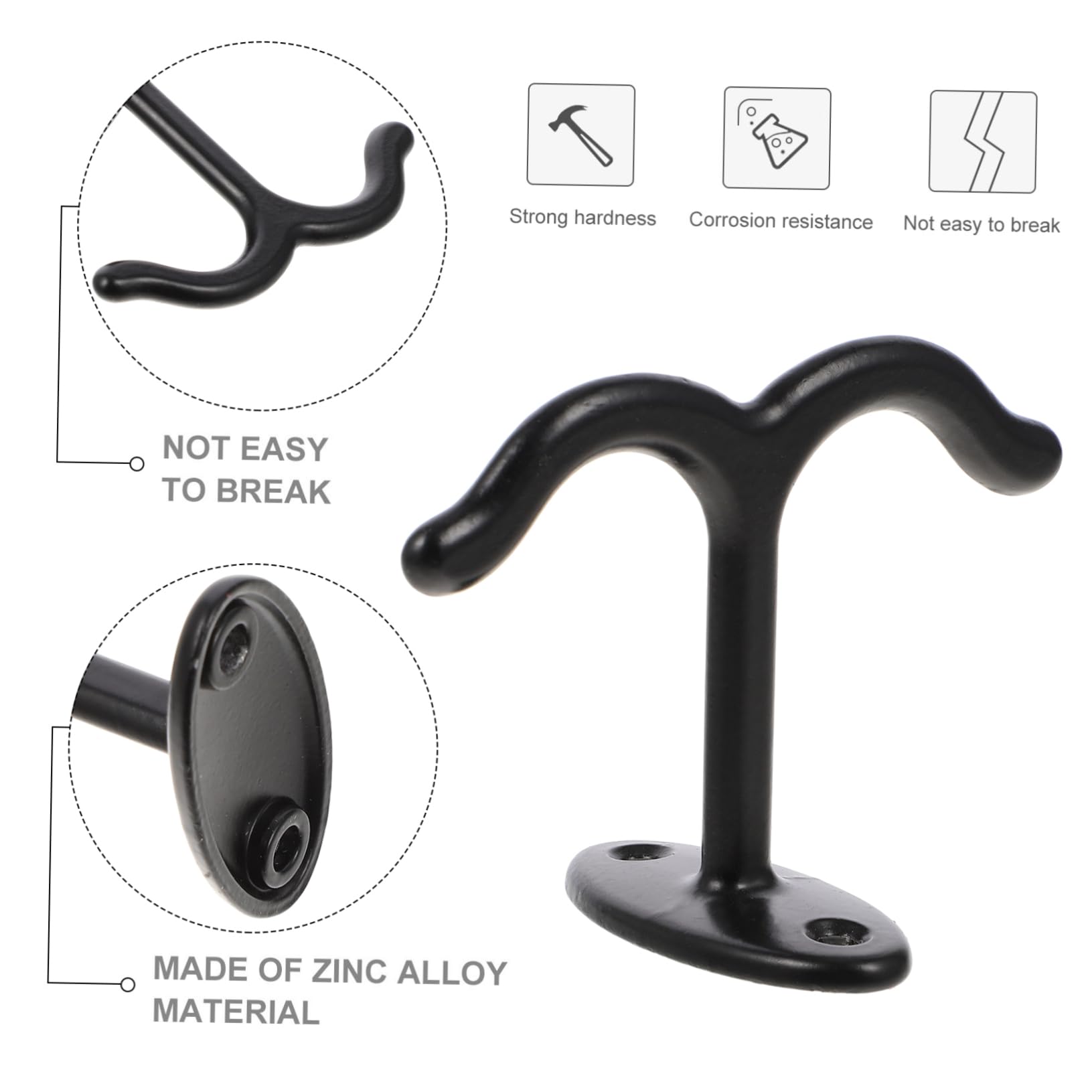 AUSENNNA Ganchos Dobles Y Agujeros De Doble Tornillo