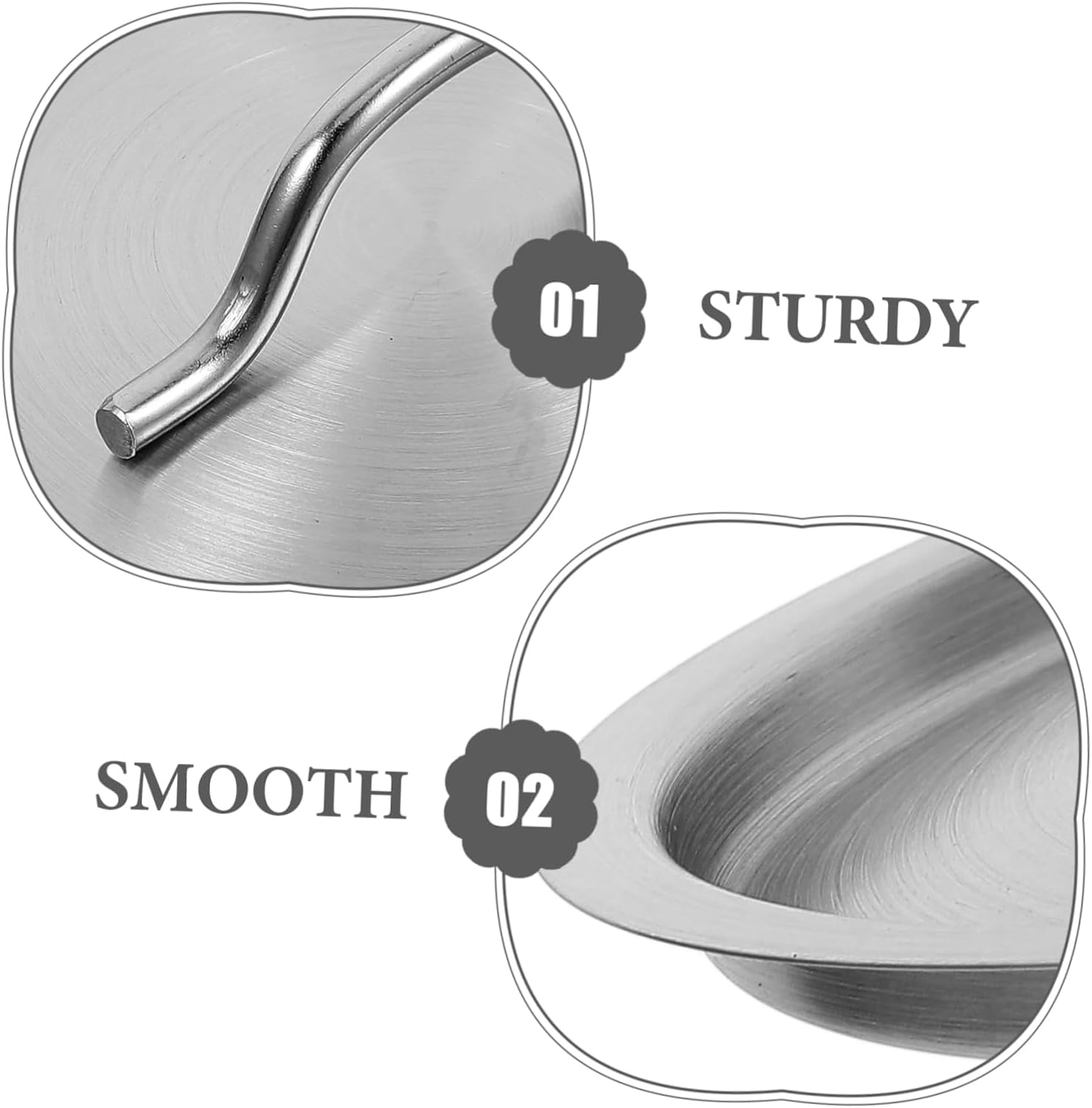1piece Stainless Steel Pot Lid Replacement for Soup Buckets Frying Pan Round Cauldron Heavy Duty Elegant Design Kitchen Pot Lids