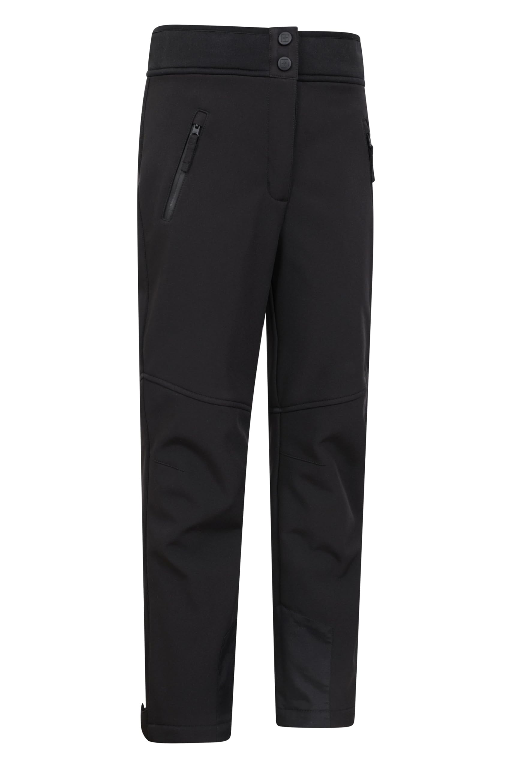 Mountain Warehouse Swiss Pantalon de Ski Softshell pour Enfant - Pantalon doublé Polaire, Protections Contre Les éraflures et guêtres à Neige - Idéal pour Le Ski