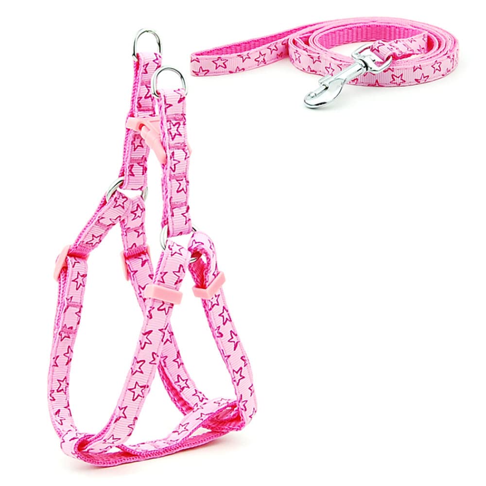 pettorina per cani, Set di guinzagli for cani, con stampa, for piccola taglia, for passeggiate gatti, 3 m(17,XS)