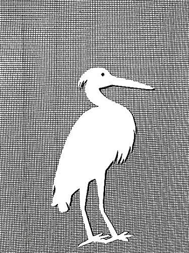 DCentral Heron Flexible Screen Magnets:Double-Sided. Safety White-Easier to See Day & Night. Decorative. Helps to Stop Walking into Screens, Covers Small tears in Screens Size 4.5