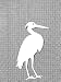 DCentral Heron Screen Magnet: Double-Sided Decor; for Non-Retractable Screens, Multipurpose, Helps to Stop Walking into Screens, Covers Small tears in Screens, Size 4.5" x 6.5"