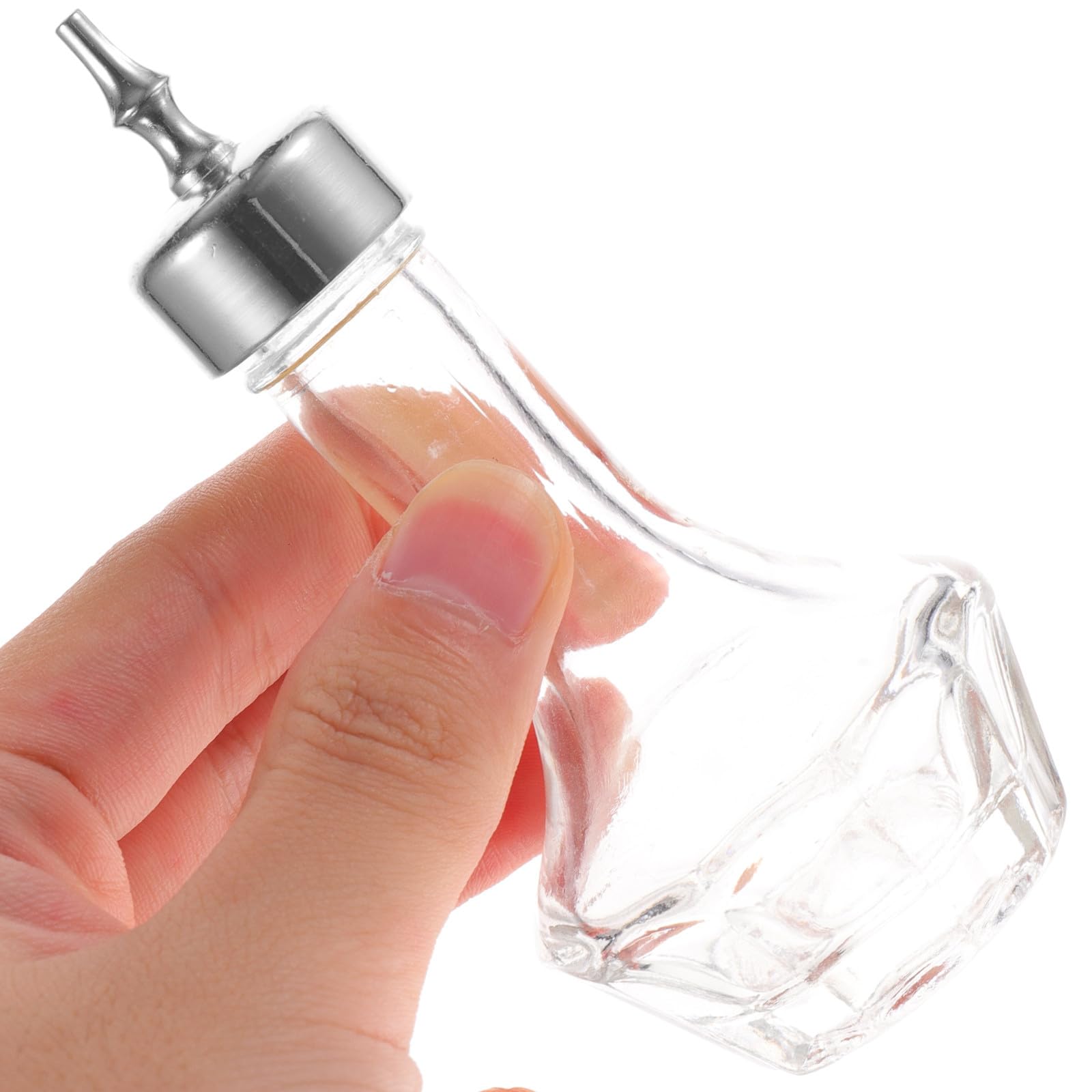 Dispenser per Bitter in Vetro da 30 Ml Tappo Ermetico, Bottiglia Decorativa Amaro D'annata per Bar, Cocktail e Uso Domestico