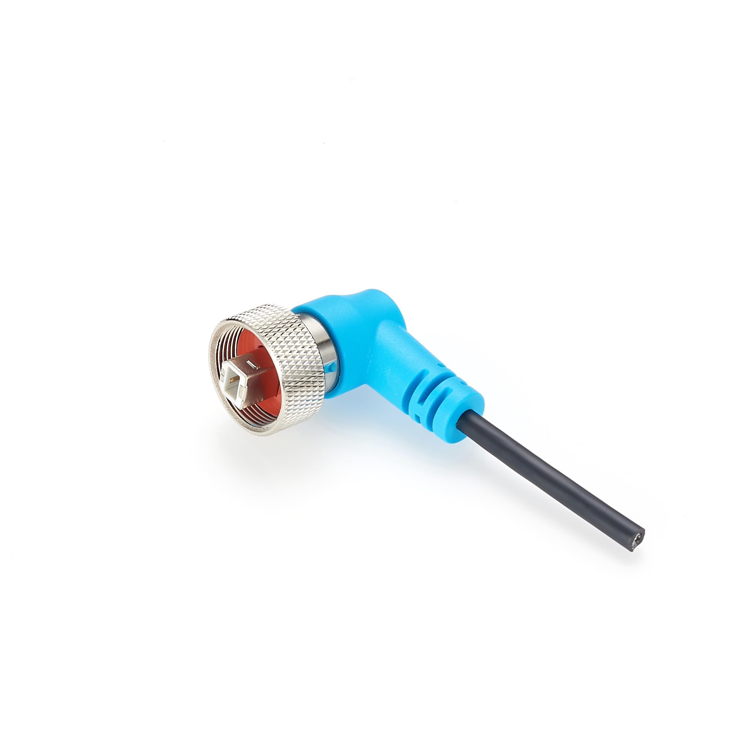 Connettore USB 2.0 B-B impermeabile ad angolo di 90°, cavo da 1