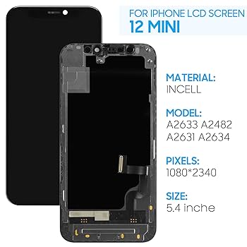 Amazon.com: Yondista Screen Replacement for iPhone 12 Mini