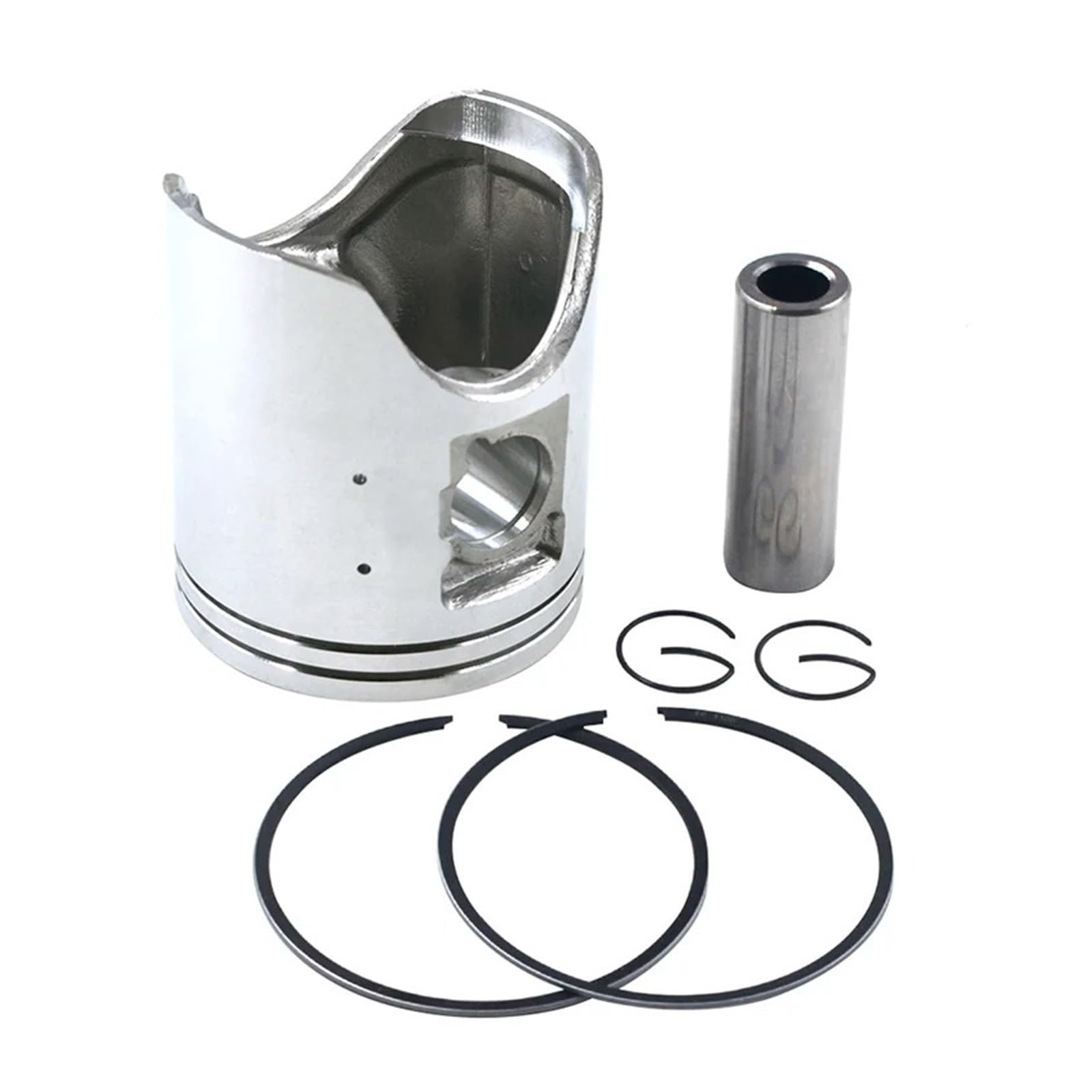 Cilindro Pistone Kit Kit Fasce Elastiche Motore Moto Foro STD ~ +100 Dimensioni 66mm ~ 67mm Per CRM250 246 Per KAE MD24 Per CRM 250(1Set 66.5mm)