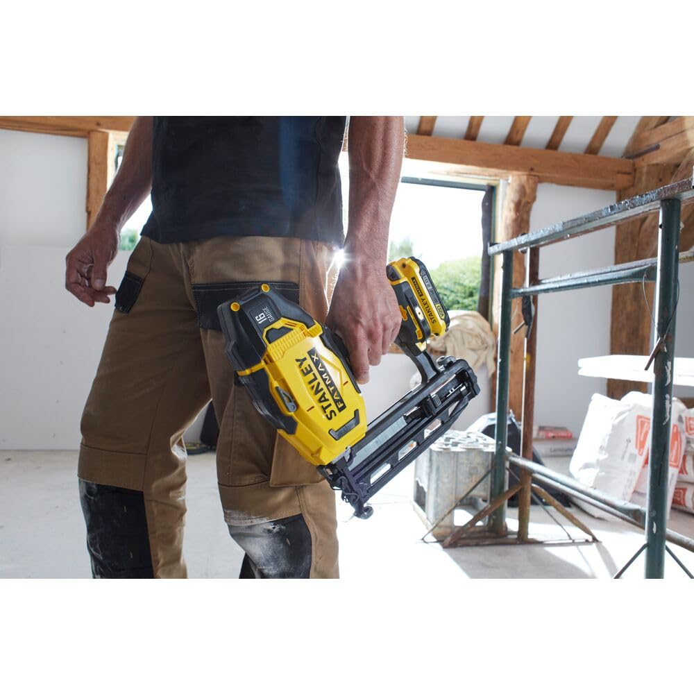 STANLEY FATMAX V20 Clavadora de acabado de calibre 16 INALÁMBRICA, sin batería ni cargador, 18V