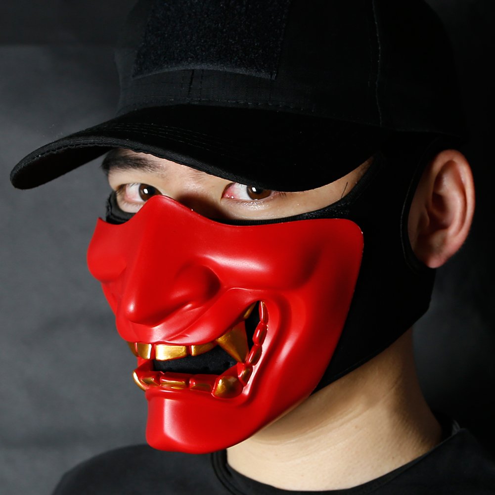 Buy KSS Half Face Airsoft ,Halloween Costume Cosplay BB Evil Demon
