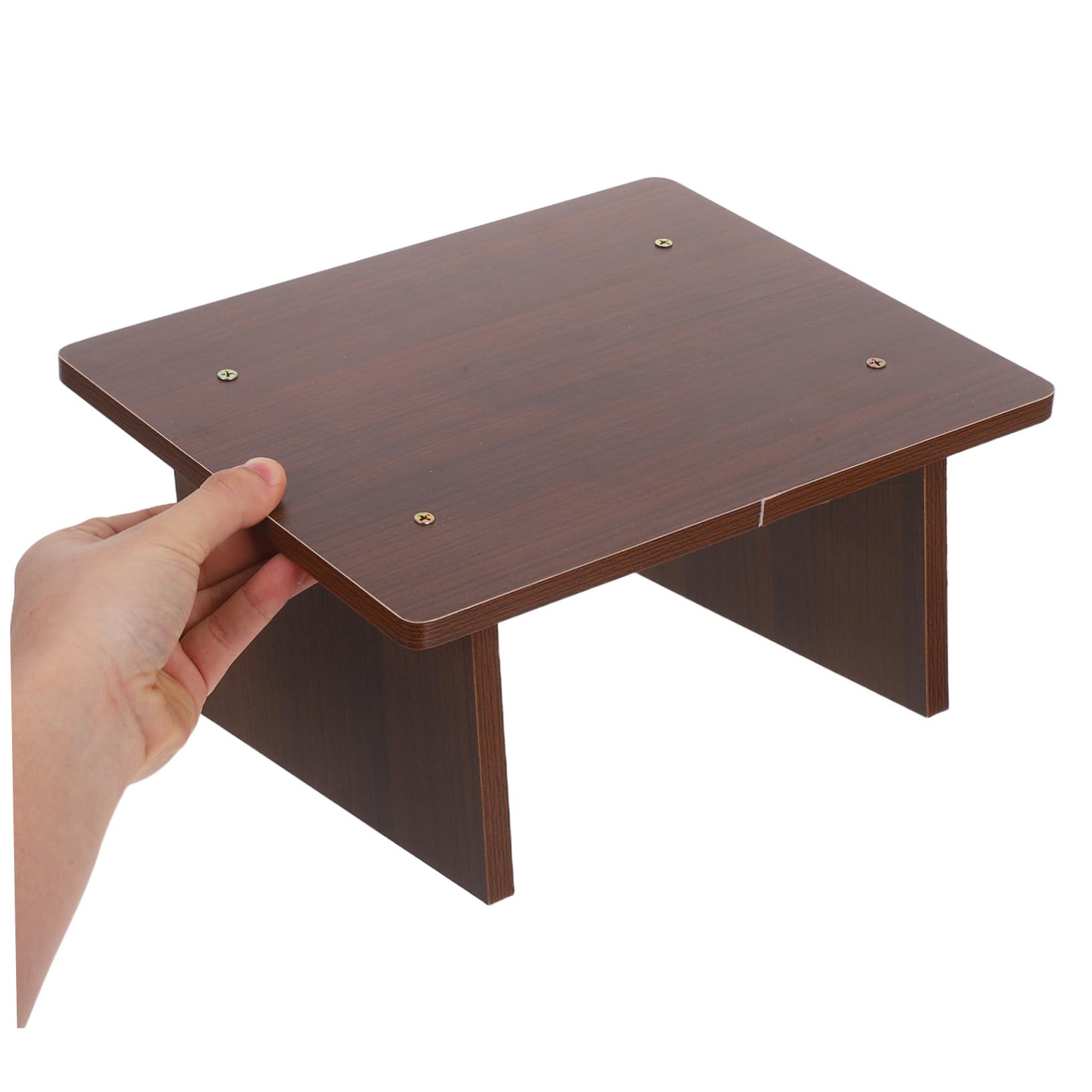 Poggiapiedi in Legno Inclinato per Scrivania e Sedia Ufficio | Portatile e Stabile, per Camera da Letto o Sessioni Gaming, Design Moderno Contemporaneo