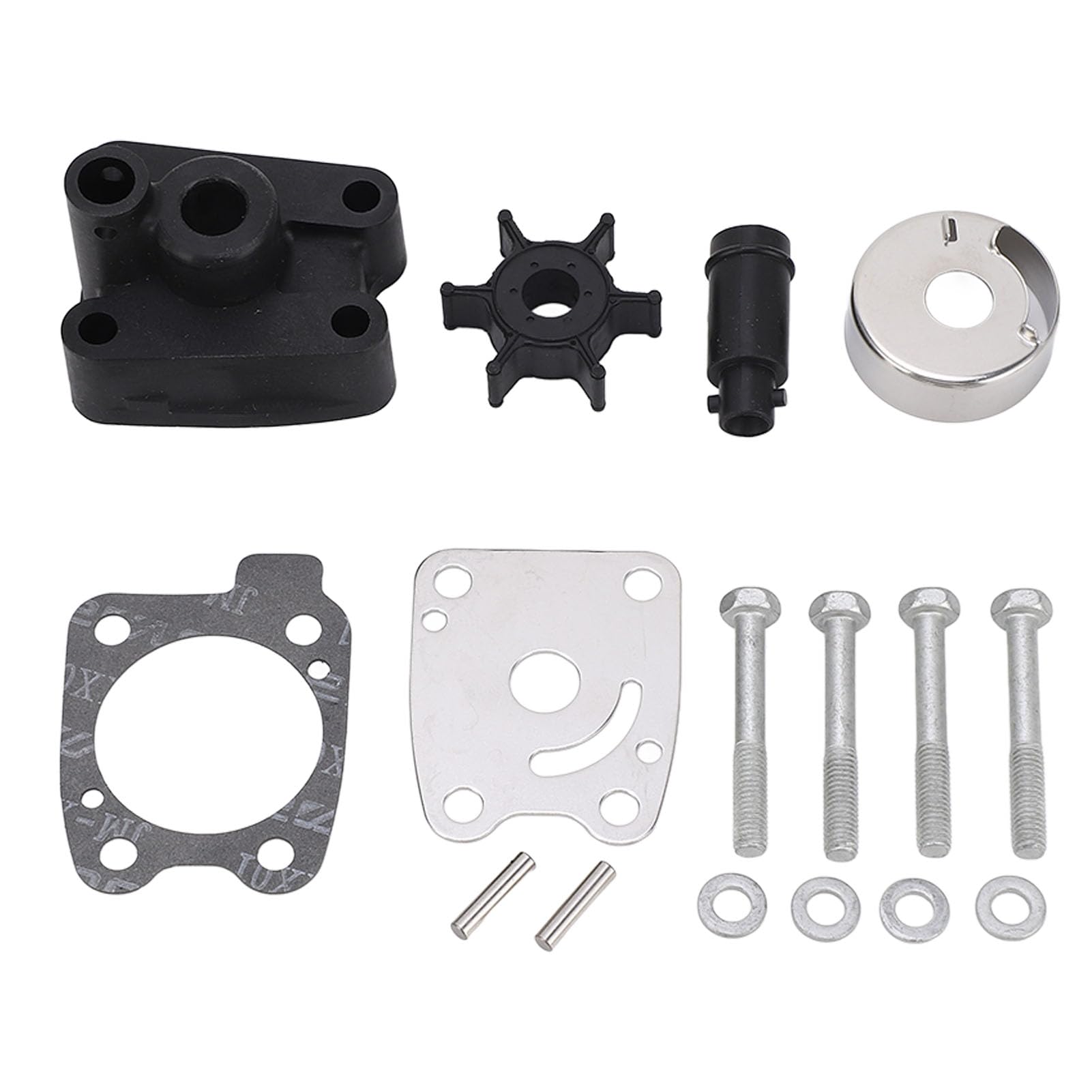 Kit di Riparazione Girante Pompa Acqua per Motore Fuoribordo 4 5 6, OE 6BX WG078 00, Resistente All'ambiente Marino, Prestazioni Superiori, Facile Manutenzione, Sostituzione e