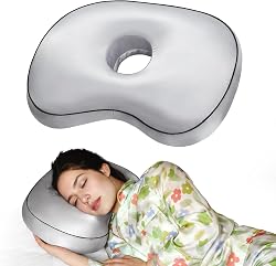 Nockovi Ear Piercing Pillow for Side Sleepers, Orthopedic…
