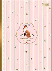 Caderno Loveland Brochura Colegial TILIBRA - 80 Folhas (Rosa)