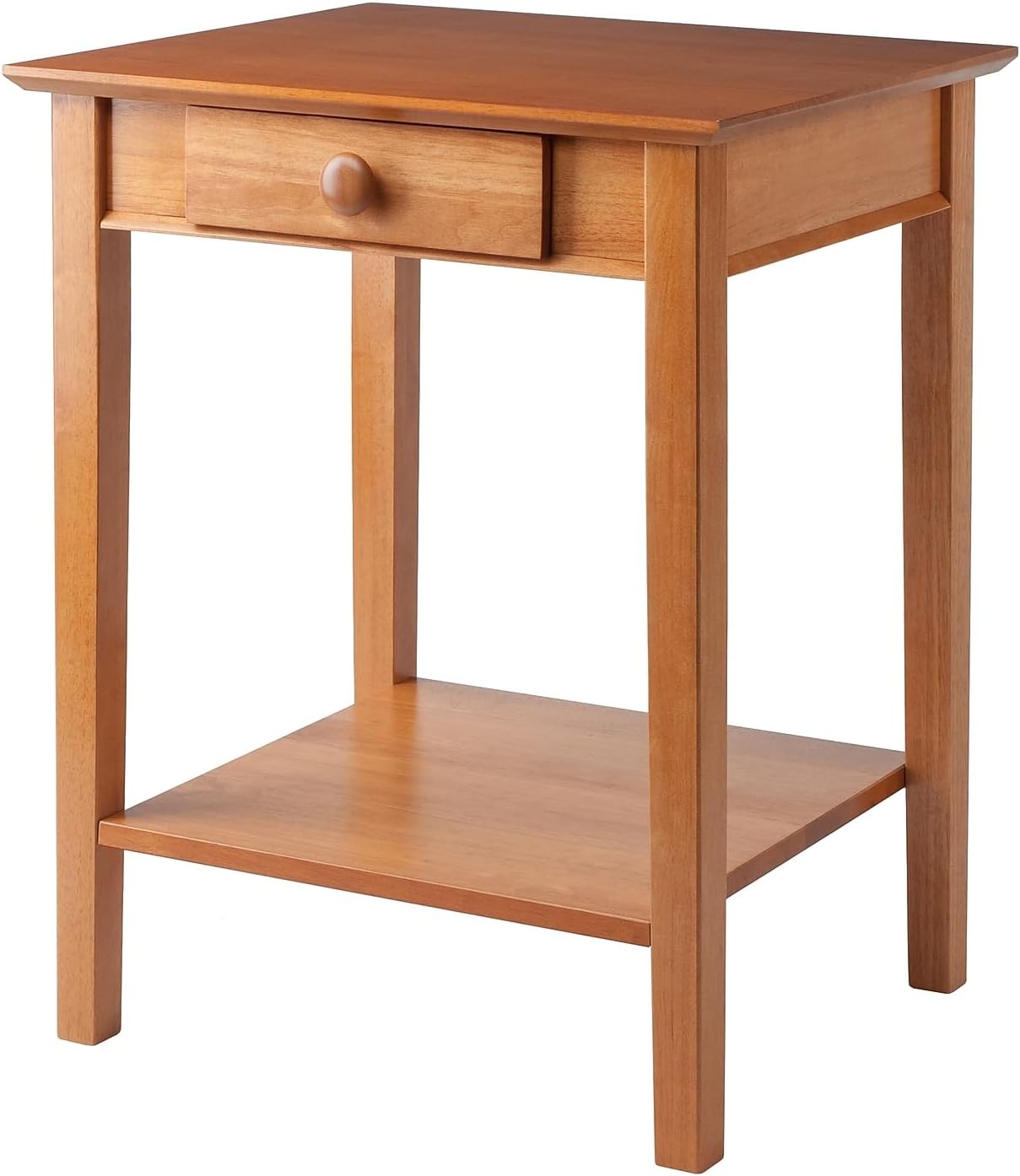 Amazon.com: Winsome Studio Beech Wood End/Printer Table, Honey (99323 ...