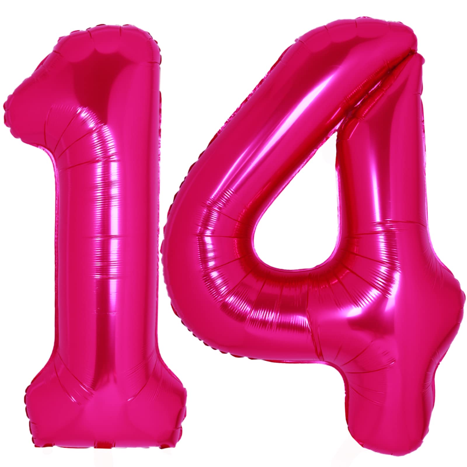 Amazon | ローズレッド 数字バルーン 14 | 風船・バルーン | おもちゃ