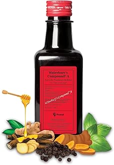 Waterbury's Compound A-Provides Quick Relief from Cold & Cough| Ayurvedic Immunity Booster | 250 ml x Pack of 3