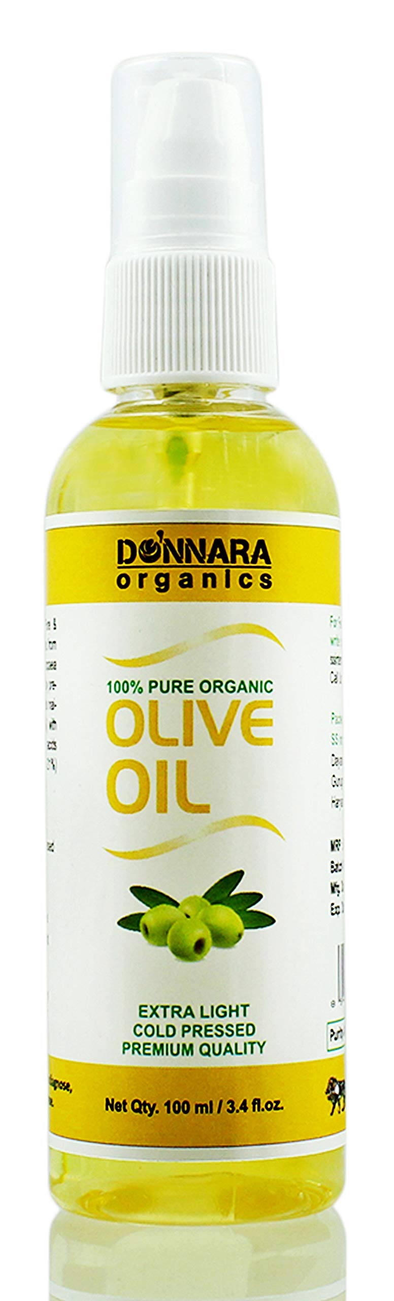 Premium Extra Light Cold Pressed Olive oil- 100% Pure & Natural For Hair, Skin and Face (100 ml)-image-22