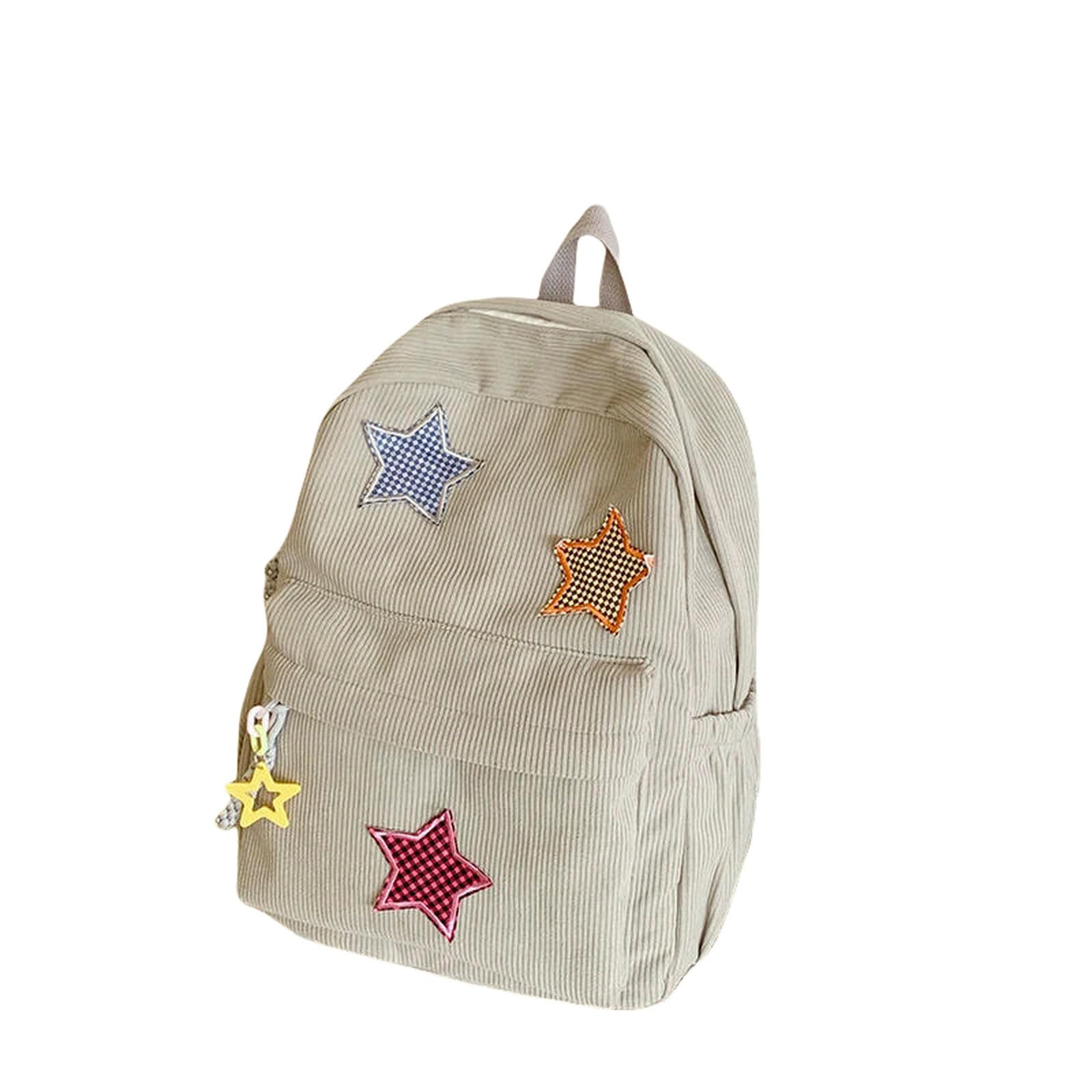 Rucksack Damen-schultasche, Wasserdicht, Große Kapazität, Schulrucksack, Glatter Reißverschluss, Teenager, Lässiger Tagesrucksack