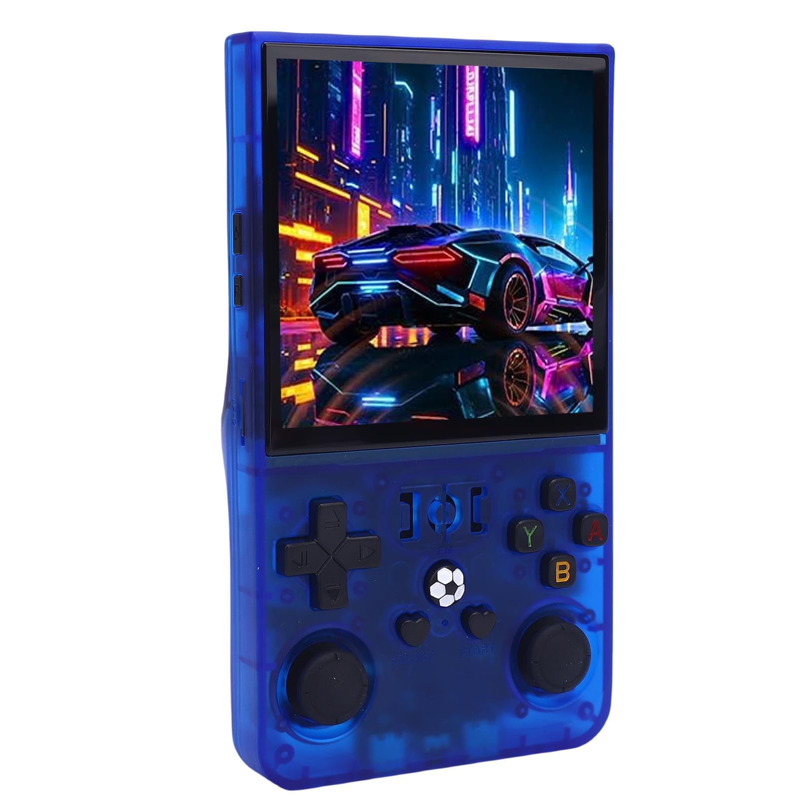 Elprico Retro Handheld Game Console, Tragbare Retro-Gaming-Konsole mit 4-Zoll-HD-Bildschirm, 4000-mAh--Klassiker, Unterstützt Mehrere Mainstream-Emulatoren, Integrierte TF-Karte (64G)