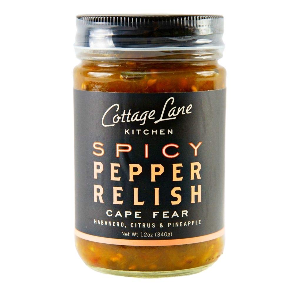 Hot & Sweet Pepper Relish - Spicy Jalapeno, Habanero Peppers, Citrus, Pineapple - Sub for Salsa, Chow Chow - 12 Ounce