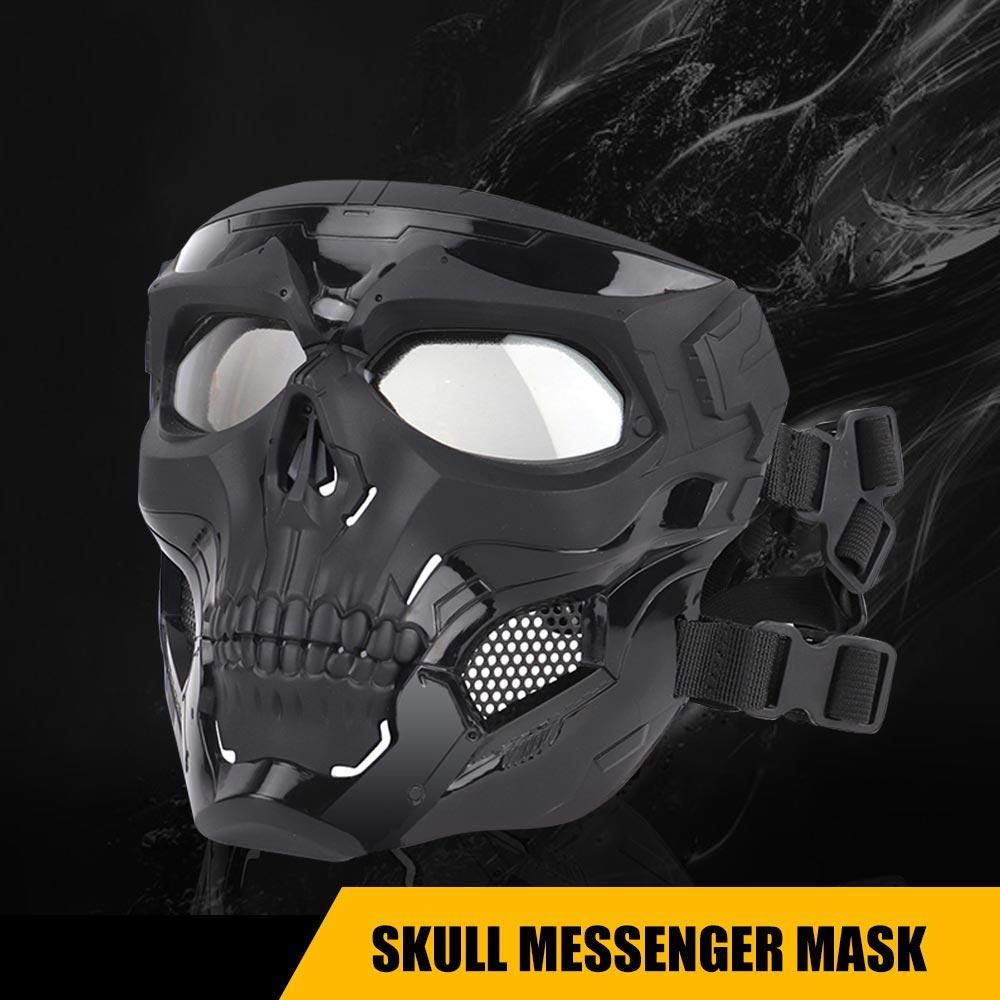 MOGOI Airsoft Skull Mask, Full Face Protective Masks for Airsoft