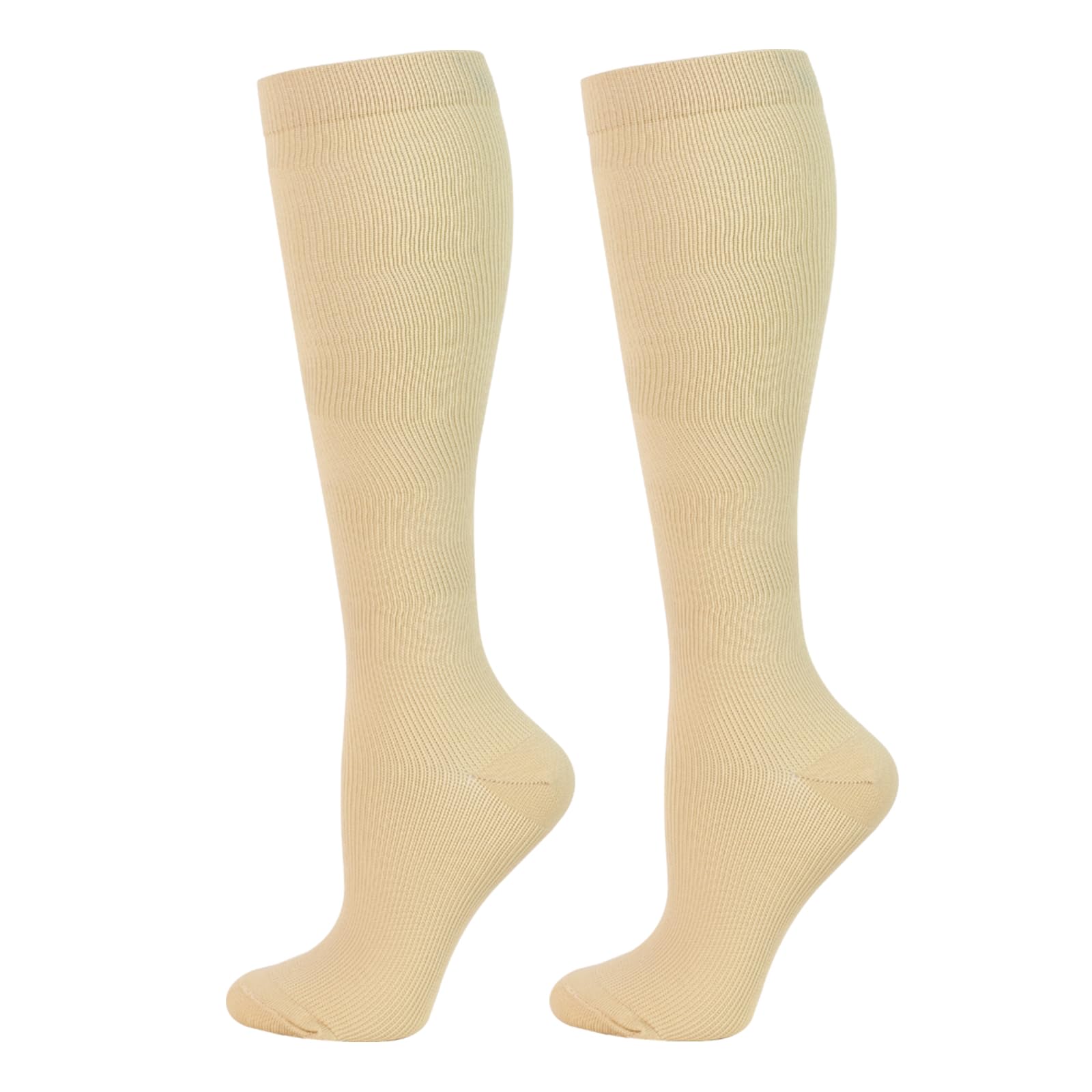 2 Pairs Compression Socks for Women Men Circulation-Best Support for Nurses,Running,Athletic,Travel