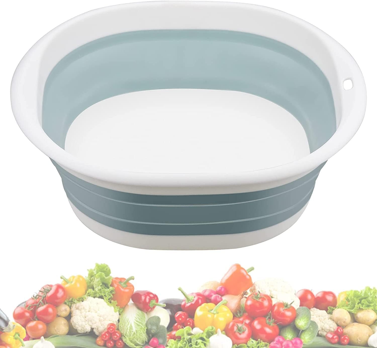 5L Collapsible Washing Up Bowl Folding Hand Wash Basin Retractable