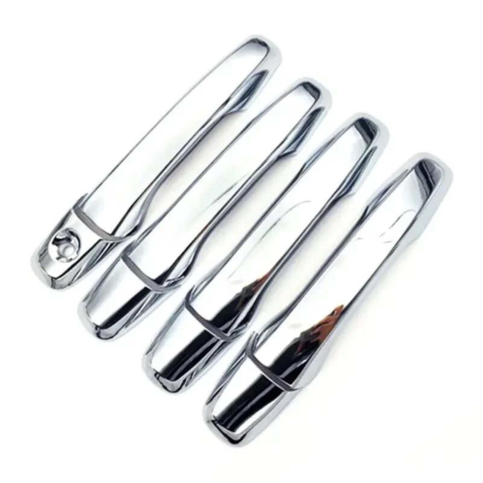 KJHOPY Car Door Handle Cover Stickers Decorative Strips Protective Accessories for Ford for Explorer 2011-2019(Style 3)